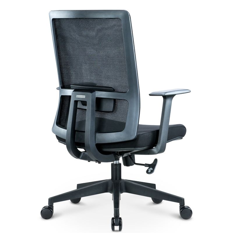 Регулируемая роскошная поясничная спинка Ergonomic Executive Swivel Computer Desk Mid-back Офисные стулья Мебель