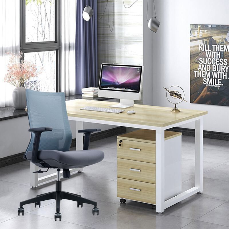 Modern Design Style Fabric Mid-back Mesh Office Executive Chair with 2D Arm Эргономичный