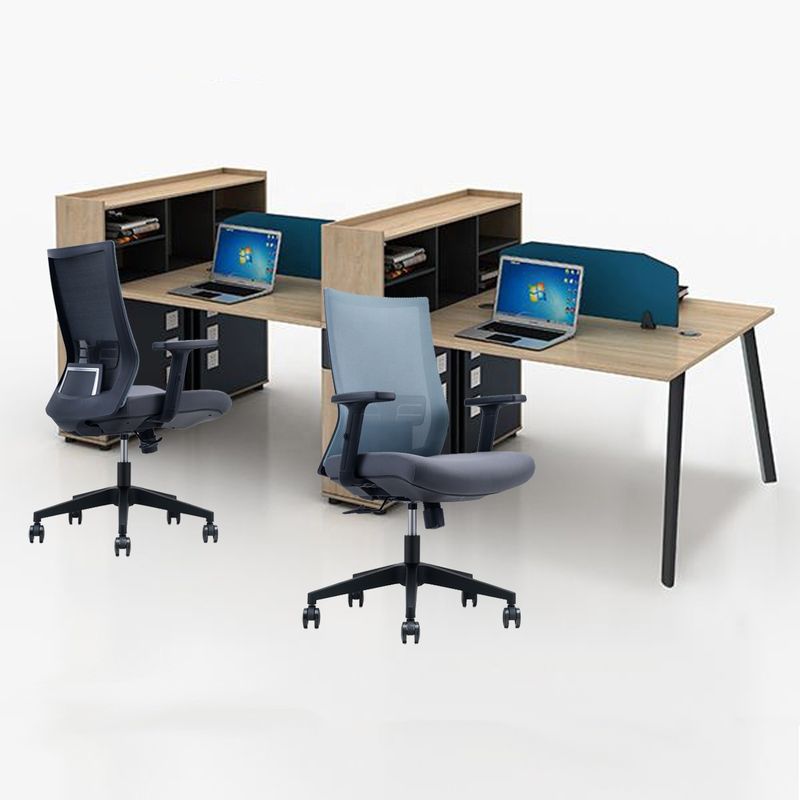 Modern Design Style Fabric Mid-back Mesh Office Executive Chair with 2D Arm Эргономичный
