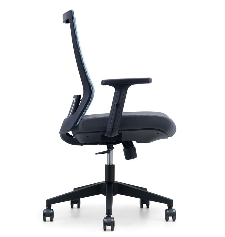 Modern Design Style Fabric Mid-back Mesh Office Executive Chair with 2D Arm Эргономичный