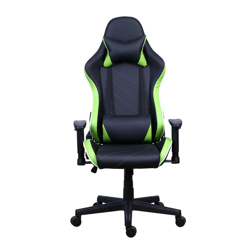 Стул для игроков из кожи PU Castors с светодиодным светильником Racer RGB Gaming Chair