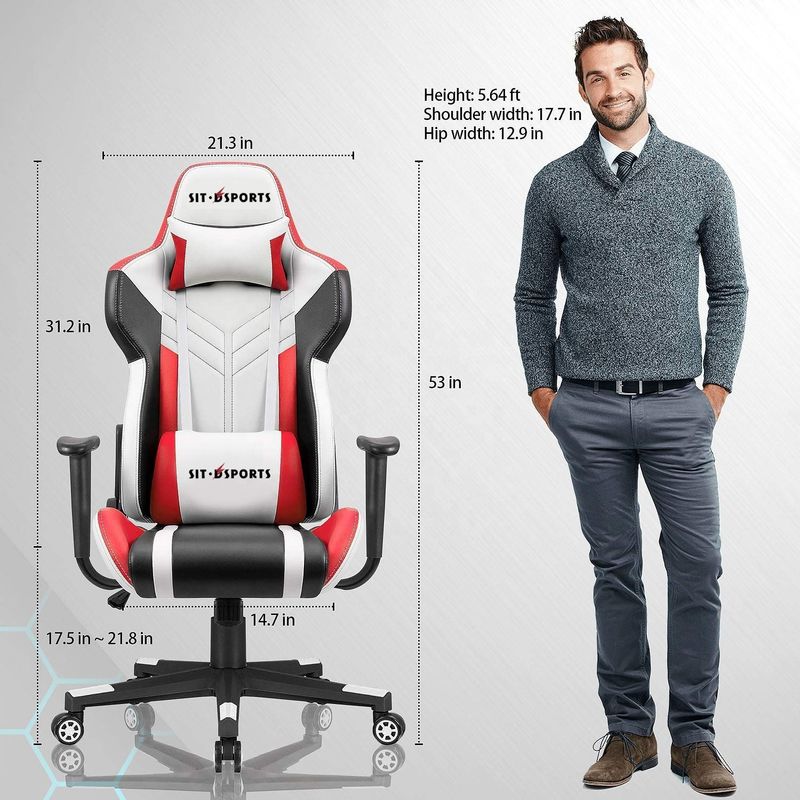 Удобный PU кожаный индивидуальный массаж Y-SEATER Офисный игровой стул для компьютерного геймера