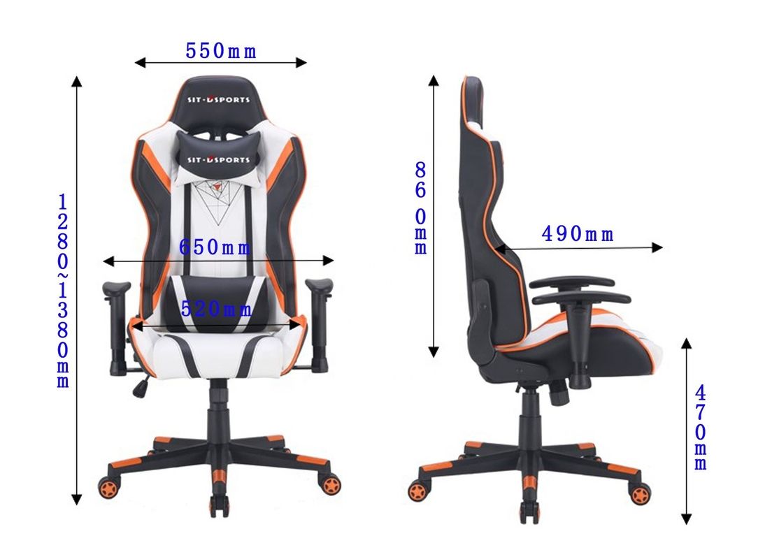 Y-SEATER 009 Профессиональный офисный компьютерный стул из кожаного ПУ
