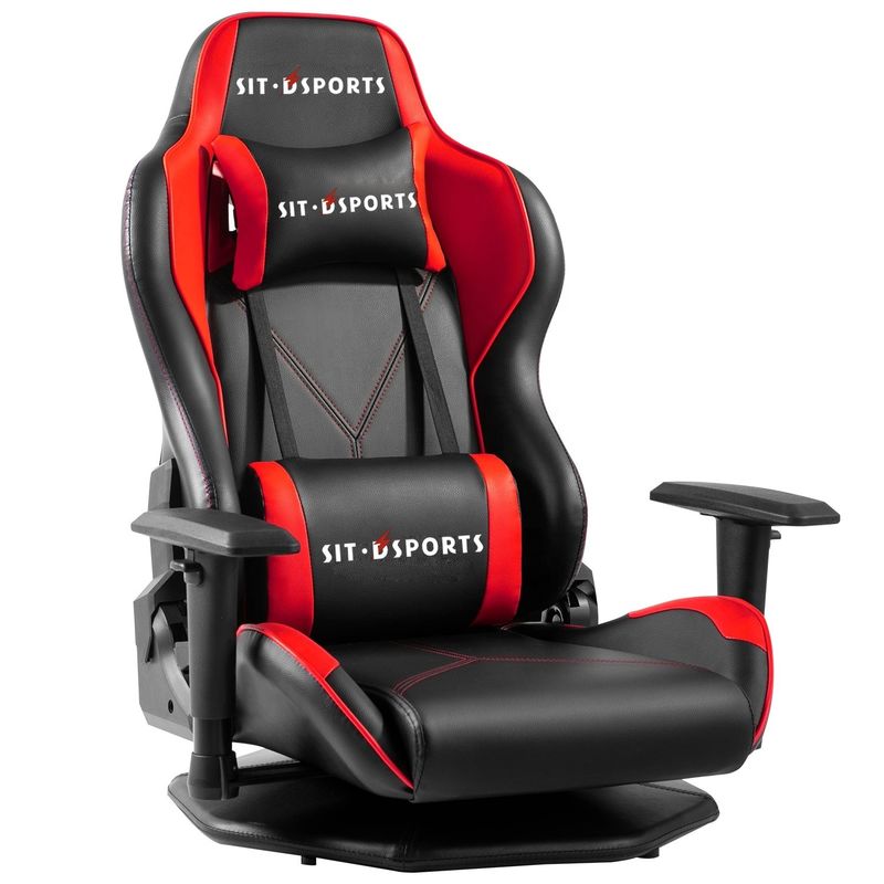 Нет ног фиксированное шасси вращающийся Esports стул HCYZ ПВХ кожаный компьютер гоночный игровой стул