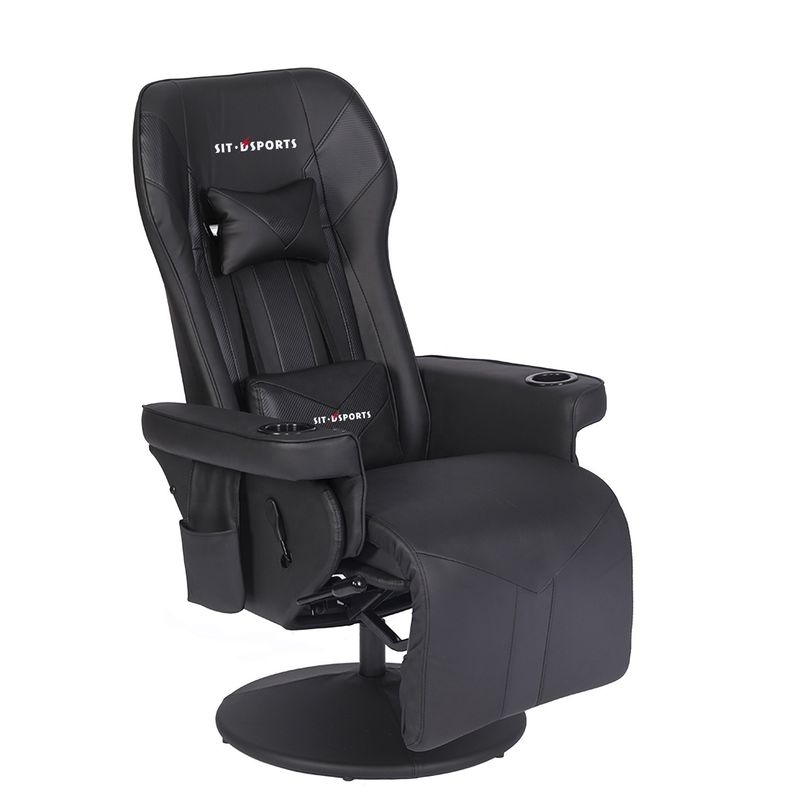 ODM OEM Executive Chair Racing Style Кожаный игровой стул с держателем кубков и опорами для ног
