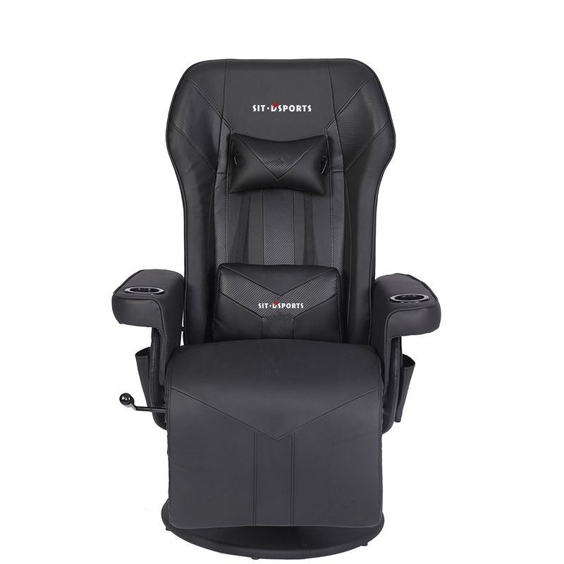 ODM OEM Executive Chair Racing Style Кожаный игровой стул с держателем кубков и опорами для ног