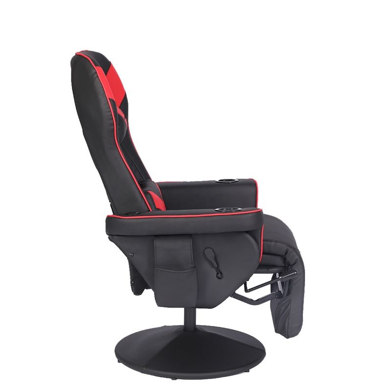 ODM OEM Executive Chair Racing Style Кожаный игровой стул с держателем кубков и опорами для ног