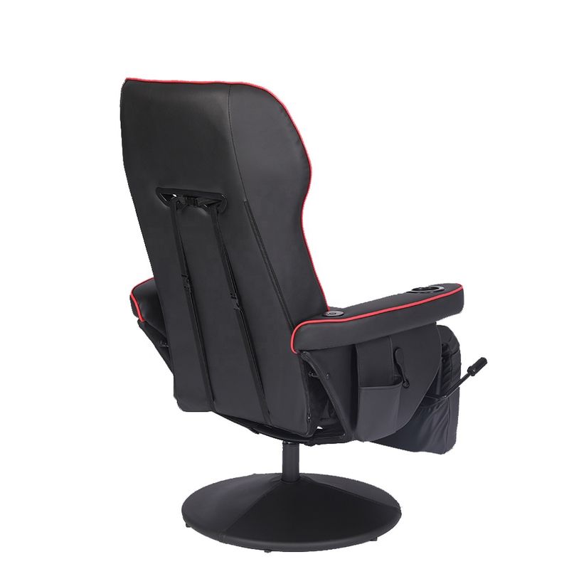 ODM OEM Executive Chair Racing Style Кожаный игровой стул с держателем кубков и опорами для ног