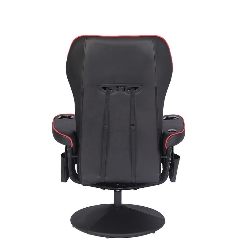 ODM OEM Executive Chair Racing Style Кожаный игровой стул с держателем кубков и опорами для ног