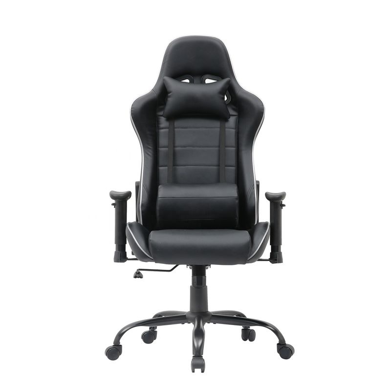 HCYZ RGB LED Light PC Gamer Chair с регулируемой спинкой 90-180 и функцией массажа