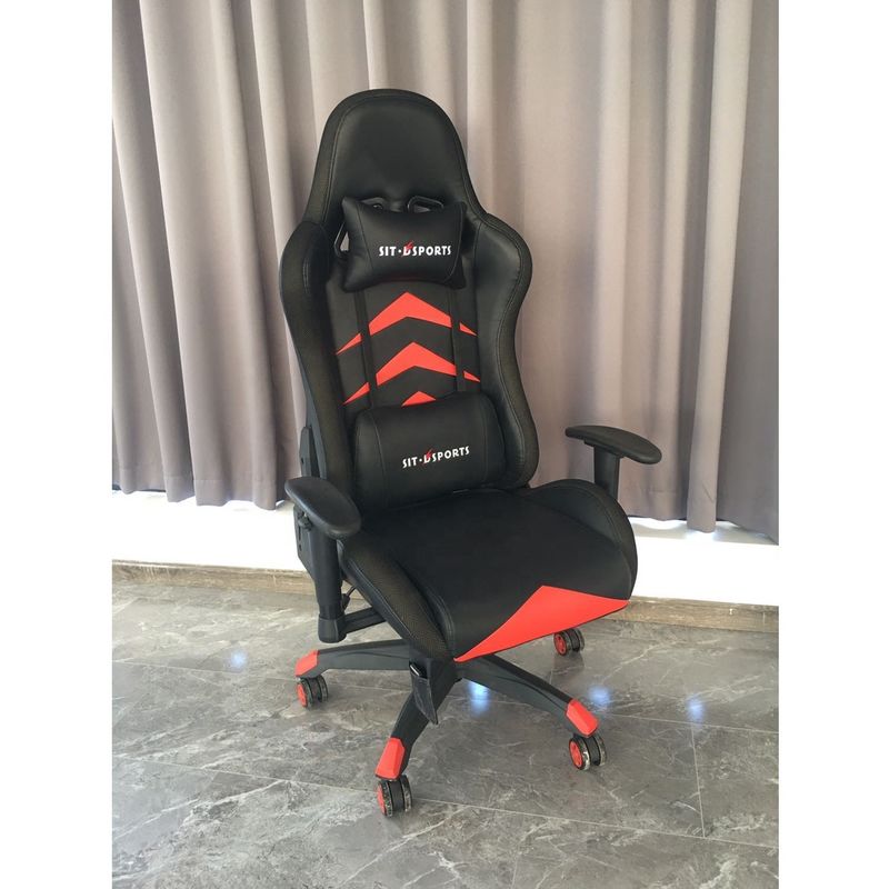 Промышленный стиль HCYZ RGB светодиодный компьютерный стул Executive Gaming Chair с PU кожей