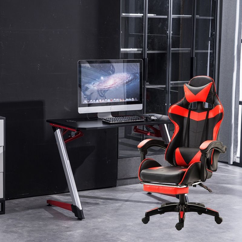 Металлический Тип Железный E-Sports Стул Удобный PU Кожаный Игровой Стул Для Профессионалов